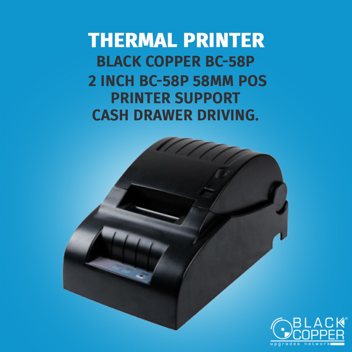aanbidden Vervagen Verdikken Black Copper Thermal Printer 2 inch BC-58P