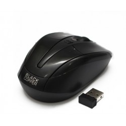 Black Copper 5 Buttons Wireless Mouse