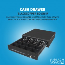 Black Copper Cash Drawer 4 Notes BC S1517