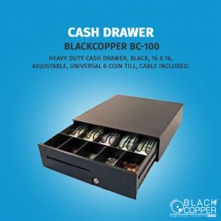 Black Copper Cash Drawer 5 Notes BC100