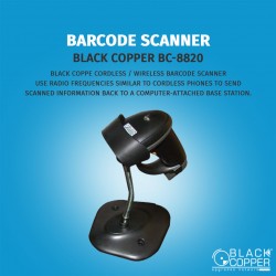 Black Copper Wireless Barcode Scanner BC-8820